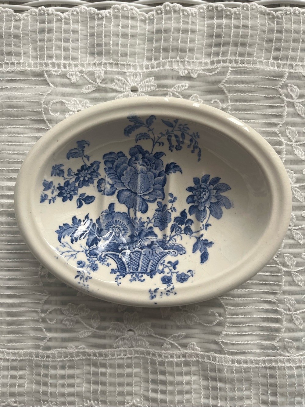 Royal Crown Devon “Charlotte” Ironstone soap dish